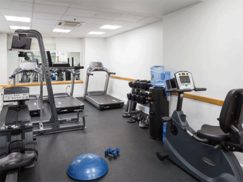 Recently renovated fitness center
